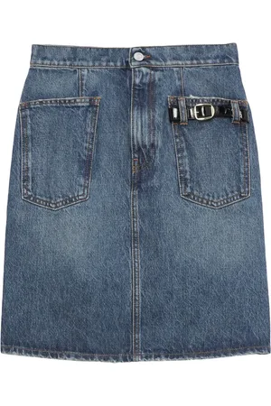 COPERNI Jupe en jean à taille ceinturée