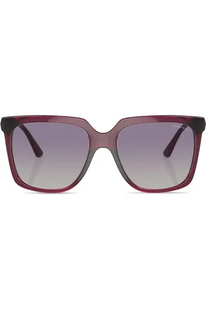 vogue Lunettes de soleil à monture carrée translucide