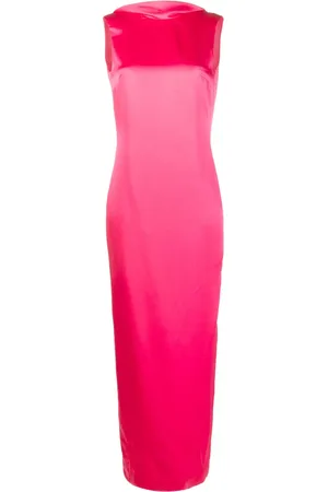 VERSACE Robe longue à col bénitier