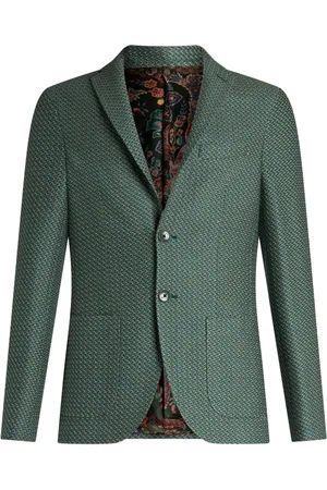 Etro Blazer en coton à simple boutonnage