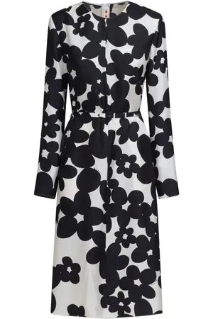 Marni Robe mi-longue à fleurs