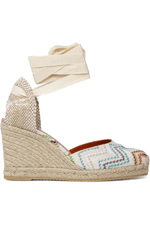 Missoni Sandales brodées Carina à semelle compensée