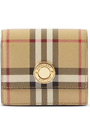 Burberry Portefeuille pliant à carreaux