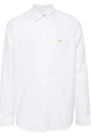 JUNYA WATANABE X Maison Kitsuné chemise à logo brodé