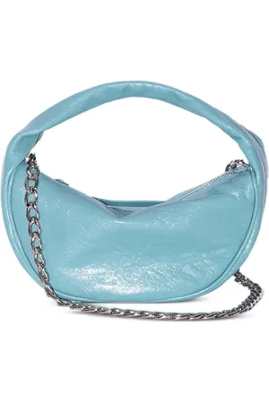 By Far Mini sac porté épaule Cush Cadet en cuir