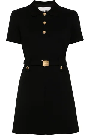 Miu Miu Robe courte à ceinture à logo