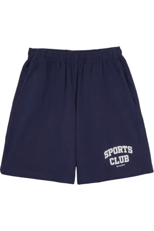 Sporty & Rich Short en coton à logo imprimé