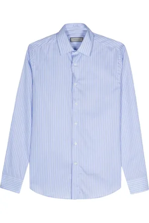 CANALI Chemise en coton à rayures