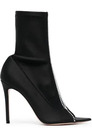 Gianvito Rossi Bottines à ornements en cristal