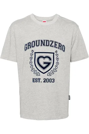 Ground Zero T-shirt en coton à logo imprimé