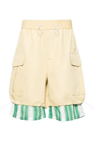 WALES BONNER Short cargo à design superposé