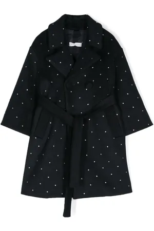 MONNALISA Manteau ceinturé à strass
