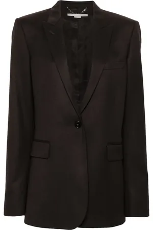Stella McCartney Blazer en laine à simple boutonnage