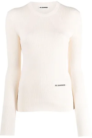 Jil Sander Haut nervuré à patch logo