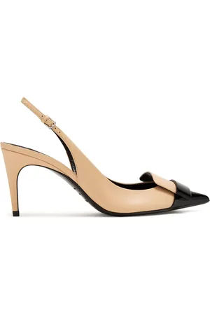 Sergio Rossi Escarpins SR1 75 mm en cuir à bride arrière
