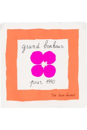 Saint Laurent Foulard à fleurs (années 1990)