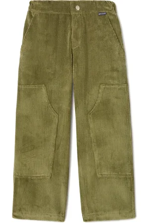 Palm Angels Pantalon en velours côtelé à coupe droite
