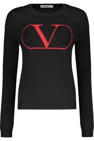 VALENTINO GARAVANI Pull à logo en intarsia