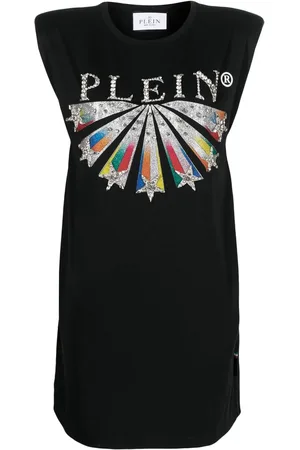 Philipp Plein Robe à logo imprimé