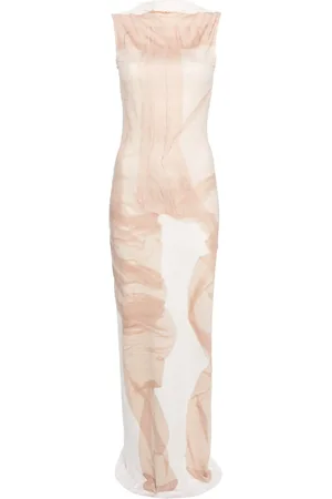Acne Studios Robe longue à col montant