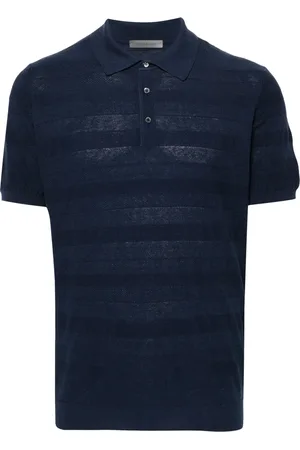 corneliani Polo en maille nervurée