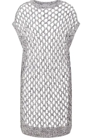 Moschino Robe courte en résille