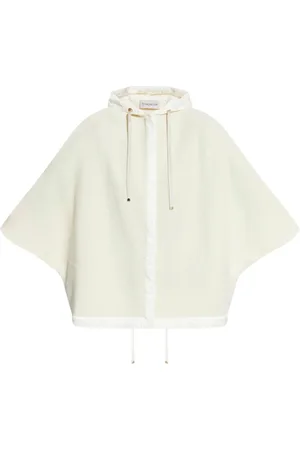Moncler Poncho à patch logo