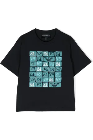 Emporio Armani Lot de deux t-shirts à imprimé graphique