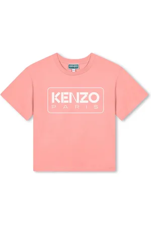 Kenzo Chemise en coton à logo imprimé