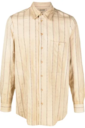 UMA WANG Chemise rayée à manches longues