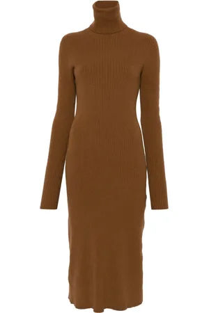 Fabiana Filippi Robe mi-longue en maille nervurée