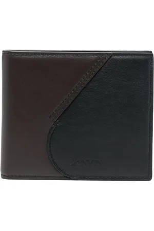Lanvin Pote-cartes en cuir à design bicolore