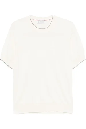 Brunello Cucinelli T-shirt en maille fine