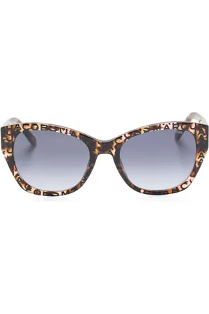 Marc Jacobs Lunettes de soleil carrées à logo imprimé