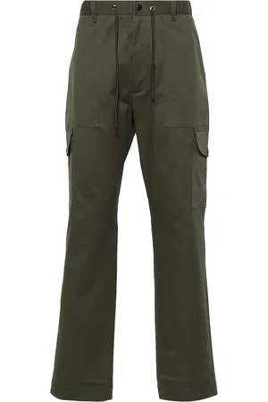 Moncler Pantalon droit à patch logo