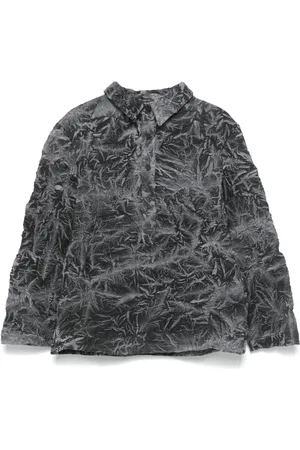 DOUUOD KIDS Chemise à effet froissé