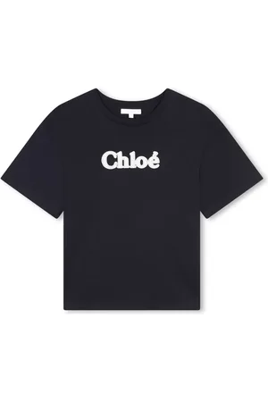 Chloé T-shirt en coton à logo imprimé