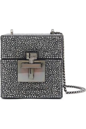 Oscar de la Renta Sac à main Alibi Cube à ornements en cristal