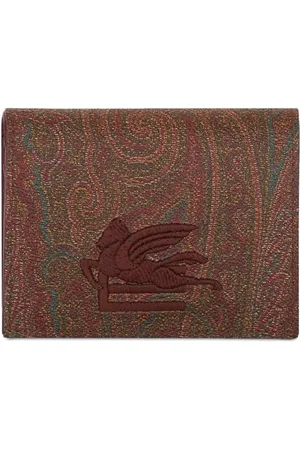 Etro Porte-cartes pliant à motif cachemire