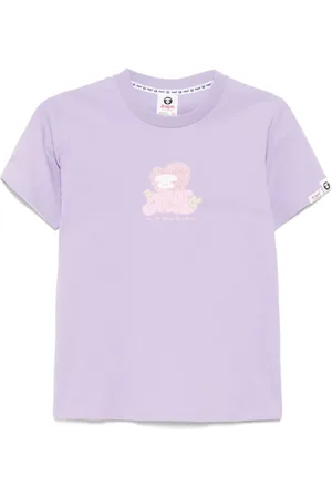 A Bathing Ape T-shirt à logo brodé