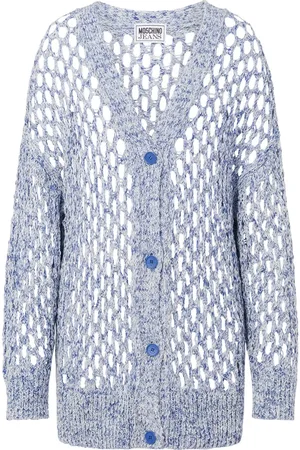 Moschino Cardigan en maille ajourée