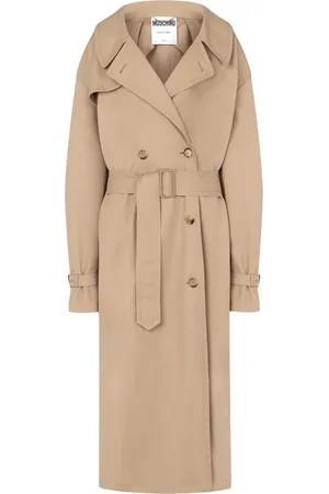 Moschino Trench à revers crantés