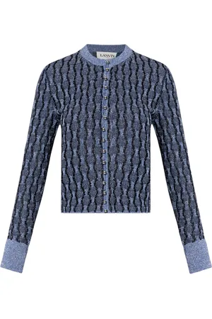 Lanvin Cardigan en maille à effet métallisé
