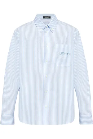 VERSACE Chemise Barocco Sea à rayures