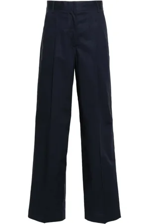OFFICINE GENERALE Pantalon de costume New Sophie en coton mélangé