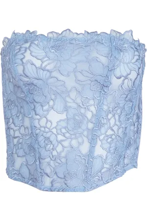 FLEUR DU MAL Haut-corset Whitney à broderies