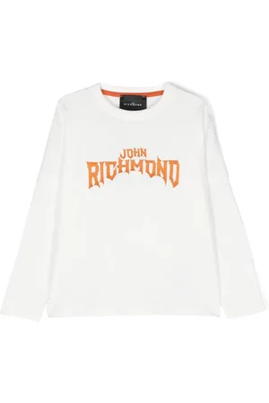 John Richmond T-shirt à logo brodé