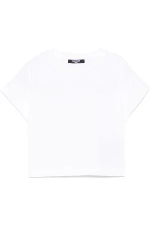 Balmain T-shirt à logo imprimé