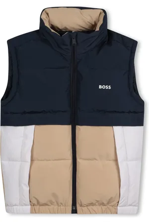 HUGO BOSS Gilet à design colour block