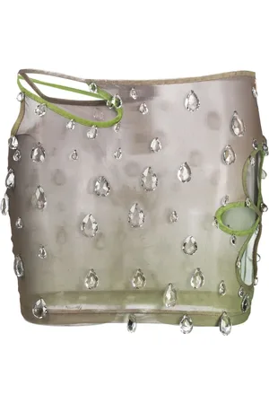 GCDS Minijupe Sita Drops à ornements en cristal